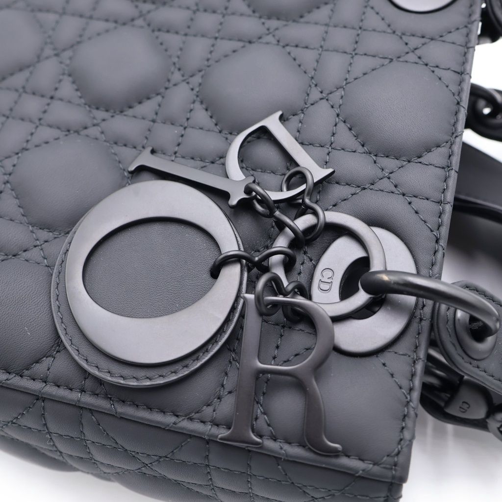Dior Lady Dior Abcdior Di Shoulder Bag Black — view 6