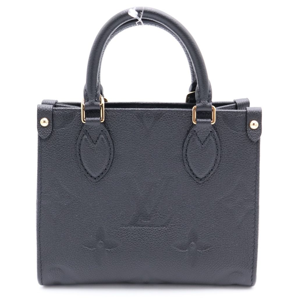 Louis Vuitton Monogram Empreinte On The Go BB 2-Way Shoulder Bag Black Noir — view 2