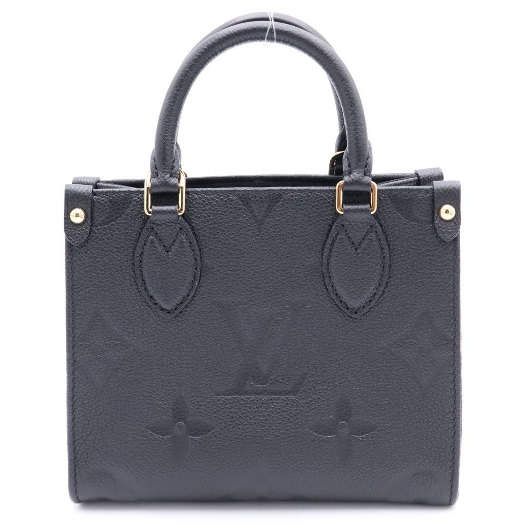 Louis Vuitton Monogram Empreinte On The Go BB 2-Way Shoulder Bag Black Noir