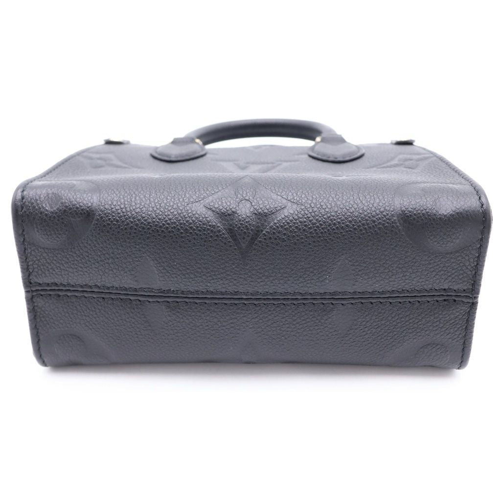 Louis Vuitton Monogram Empreinte On The Go BB 2-Way Shoulder Bag Black Noir — view 4