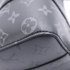 Louis Vuitton Monogram Eclipse City Keepall 2-Way Shoulder Bag Black Leather — view 6