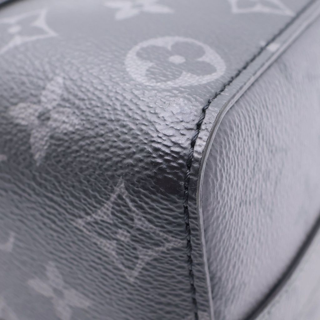 Louis Vuitton Monogram Eclipse City Keepall 2-Way Shoulder Bag Black Leather — view 5