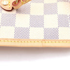 Louis Vuitton Damier Azur Neverfull MM Tote Eye Brown Gold — view 6