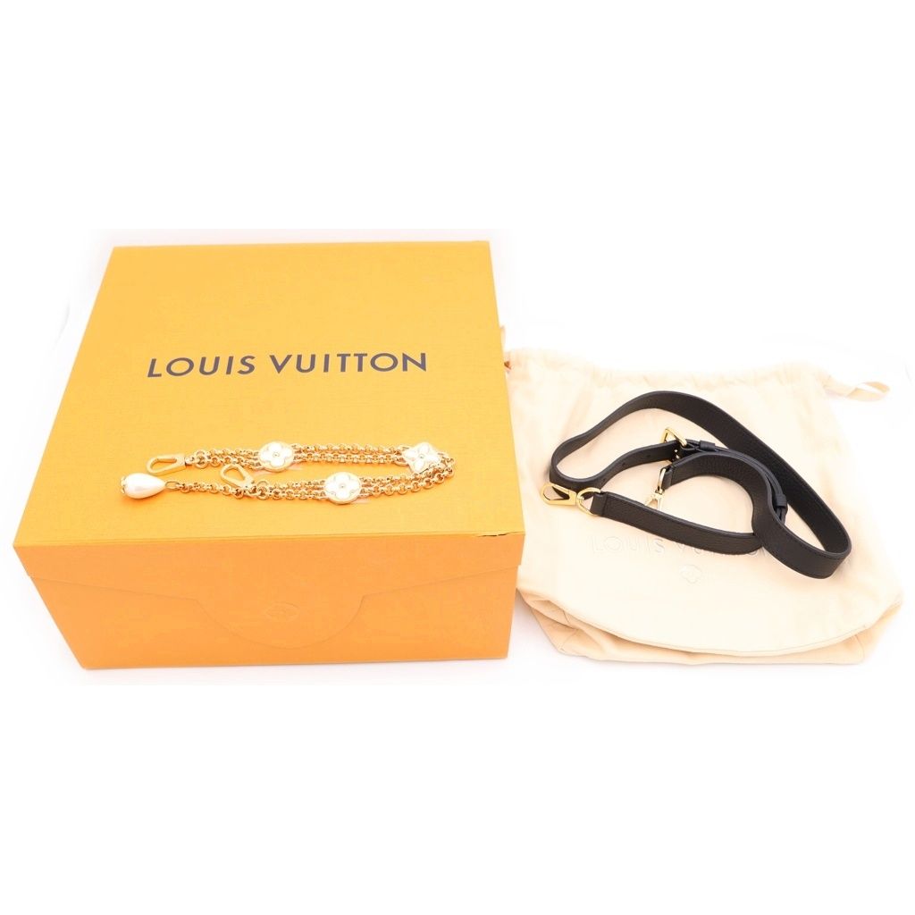 Louis Vuitton Capucines Mini Handback 2-Way Shoulder Shell Gold Leather Black — view 8
