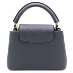Louis Vuitton Capucines Mini Handback 2-Way Shoulder Shell Gold Leather Black — view 2