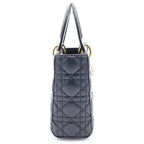 Dior Lady My ABCDior Didi Cannage Lambskin Hand Shoulder Navy Handbag — view 3