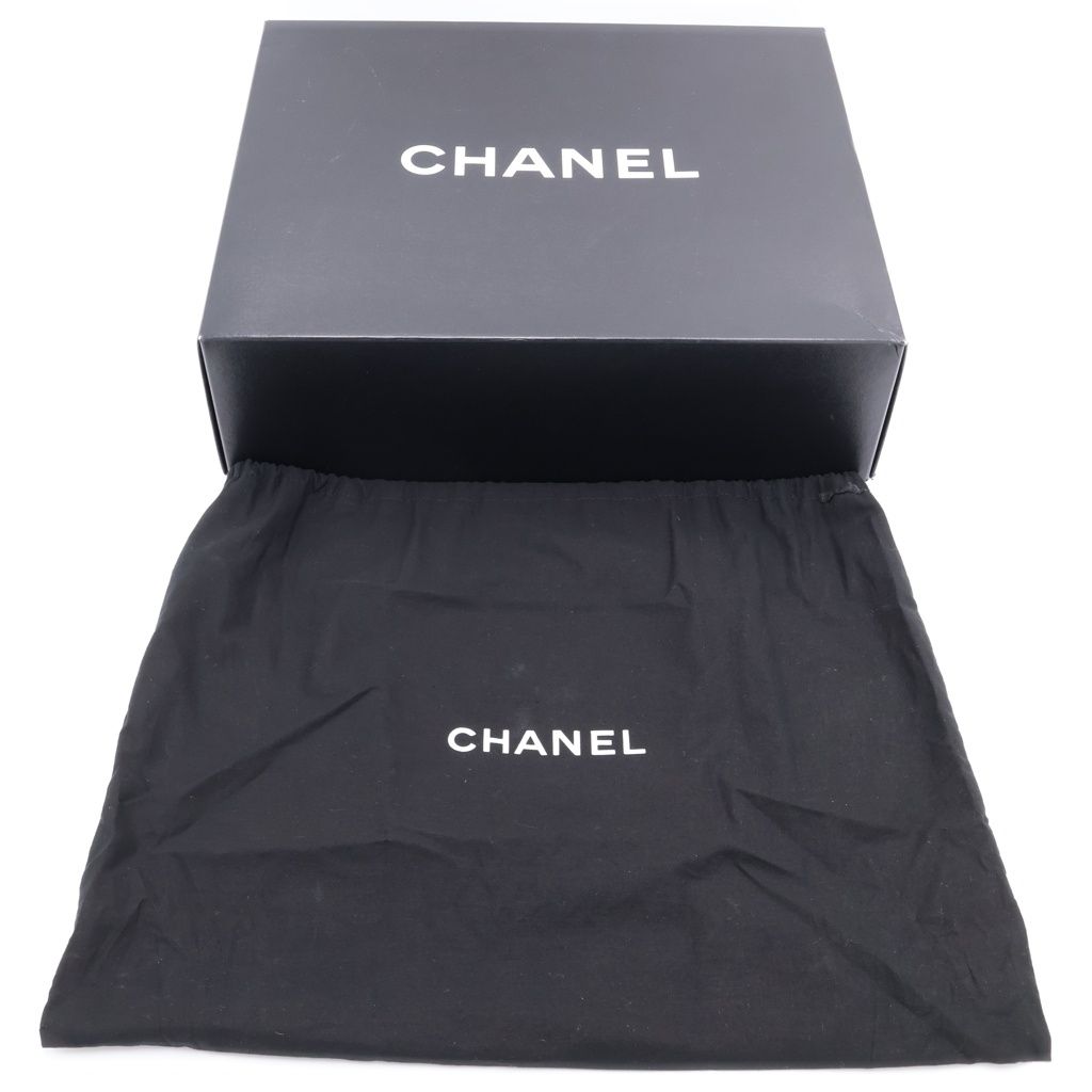 Chanel Herehandle Caviar Leather Black Handbag — view 8