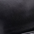 Chanel Herehandle Caviar Leather Black Handbag — view 6