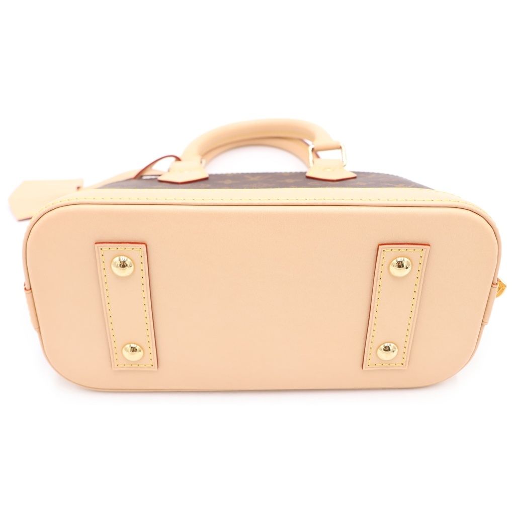 Louis Vuitton Monogram Alma BB Leather 2-Way Shoulder Bag Brown — view 4