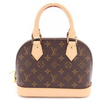 Louis Vuitton Monogram Alma BB Leather 2-Way Shoulder Bag Brown — view 2