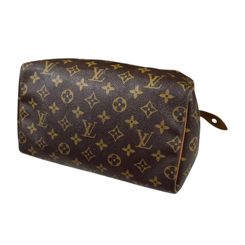 Louis Vuitton Speedy 25 Monogram Handbag Canvas Brown — view 5