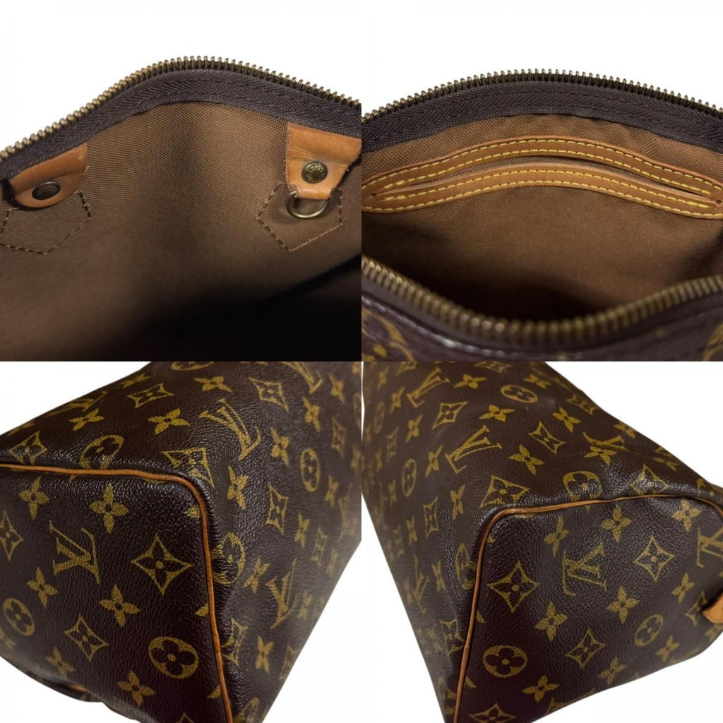 Louis Vuitton Speedy 25 Monogram Handbag Canvas Brown — view 7