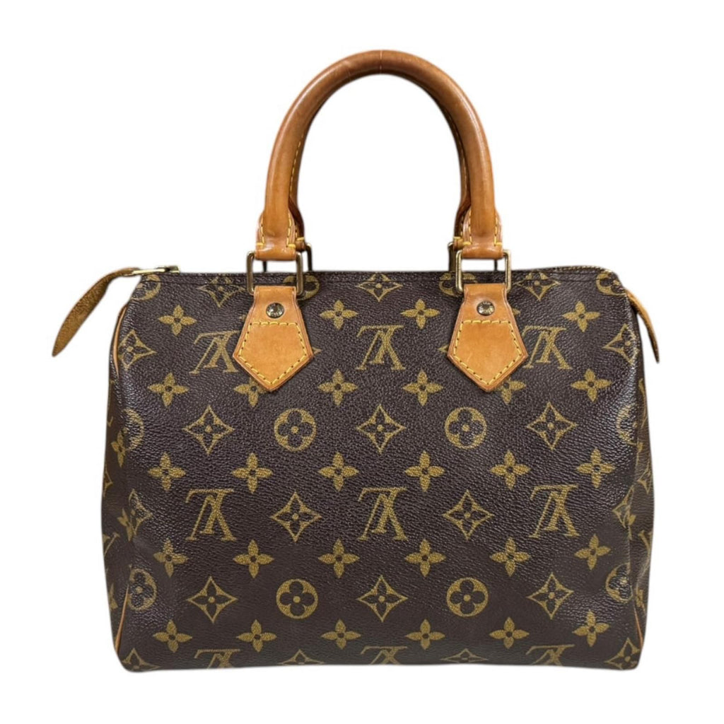 Louis Vuitton Speedy 25 Monogram Handbag Canvas Brown — view 3