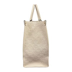 Louis Vuitton On The Go GM Monogram Empreinte Shoulder Bag Beige — view 4