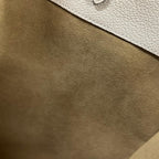 Louis Vuitton On The Go GM Monogram Empreinte Shoulder Bag Beige — view 7