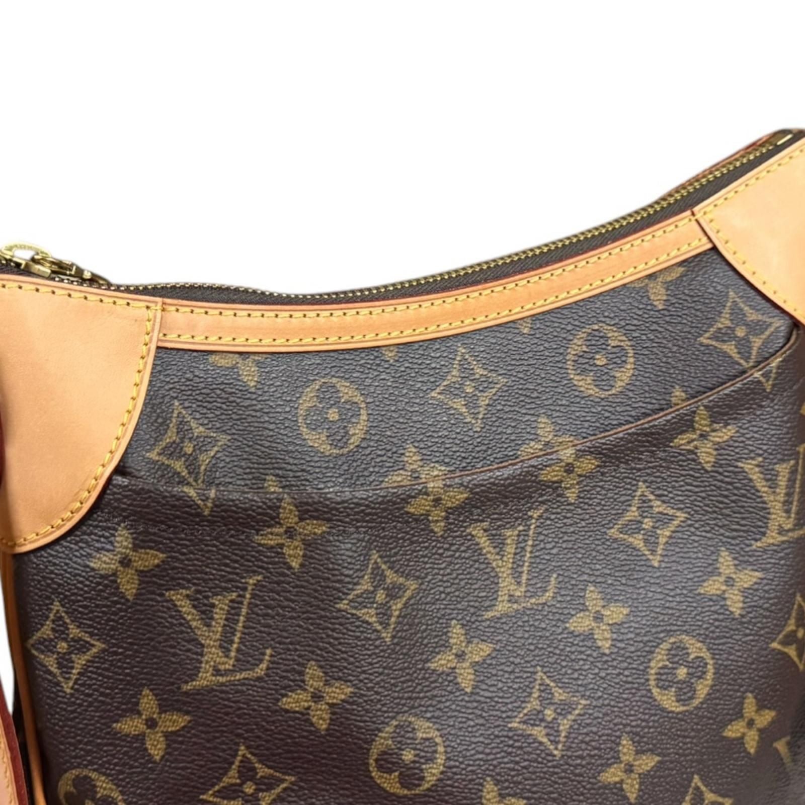 Louis Vuitton Odeon PM Monogram Shoulder Bag Canvas Brown — view 7