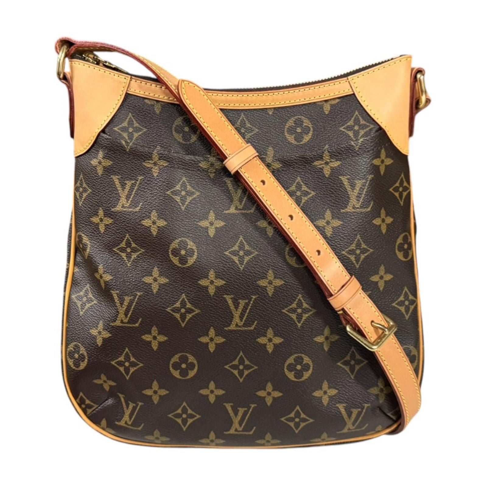 Louis Vuitton Odeon PM Monogram Shoulder Bag Canvas Brown
