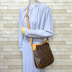 Louis Vuitton Odeon PM Monogram Shoulder Bag Canvas Brown — view 2