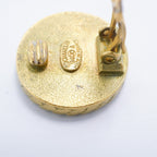 Chanel Earrings Vintage CC Logo Round — view 7