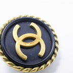 Chanel Earrings Vintage CC Logo Round — view 8