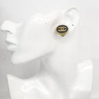 Chanel Earrings Vintage CC Logo Round — view 5