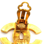 Chanel Earrings CC Logo Gold Plated — view 4