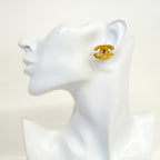 Chanel Earrings CC Logo Gold Plated — view 5