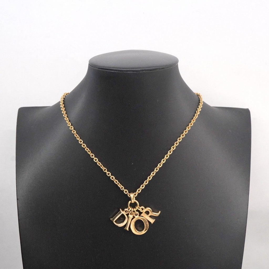Dior Necklace Logo Gold Plated — view 6