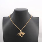 Dior Necklace Logo Gold Plated — view 6