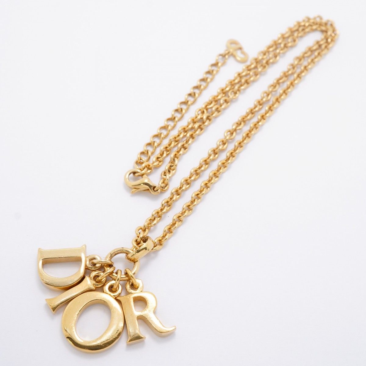 Dior Necklace Logo Gold Plated — view 3