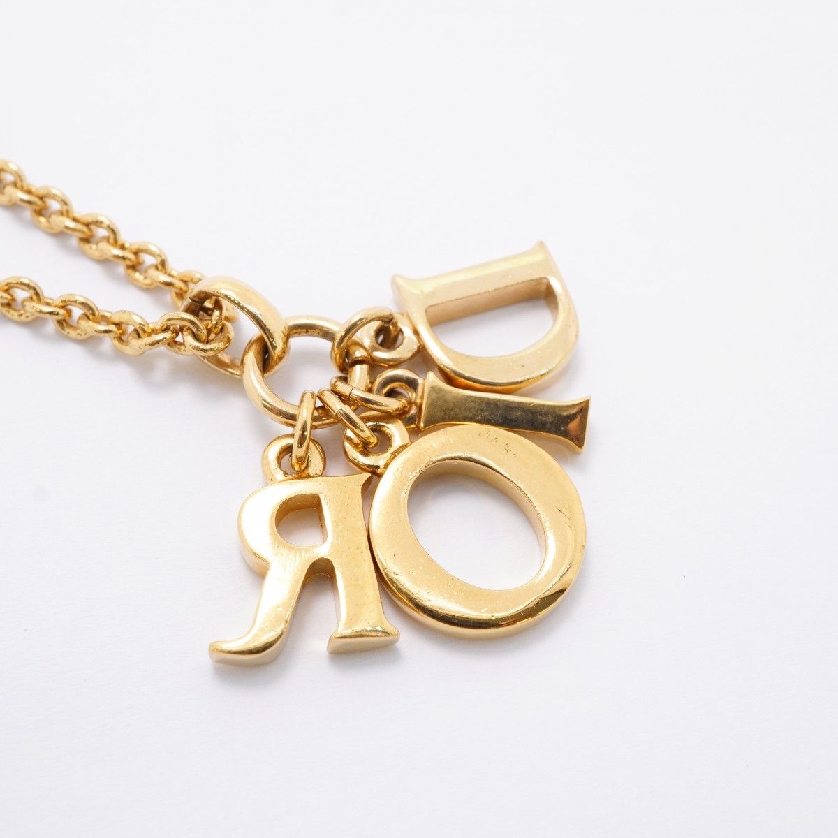 Dior Necklace Logo Gold Plated — view 2