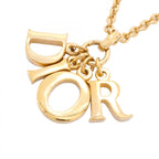 Dior Necklace Logo Gold Plated