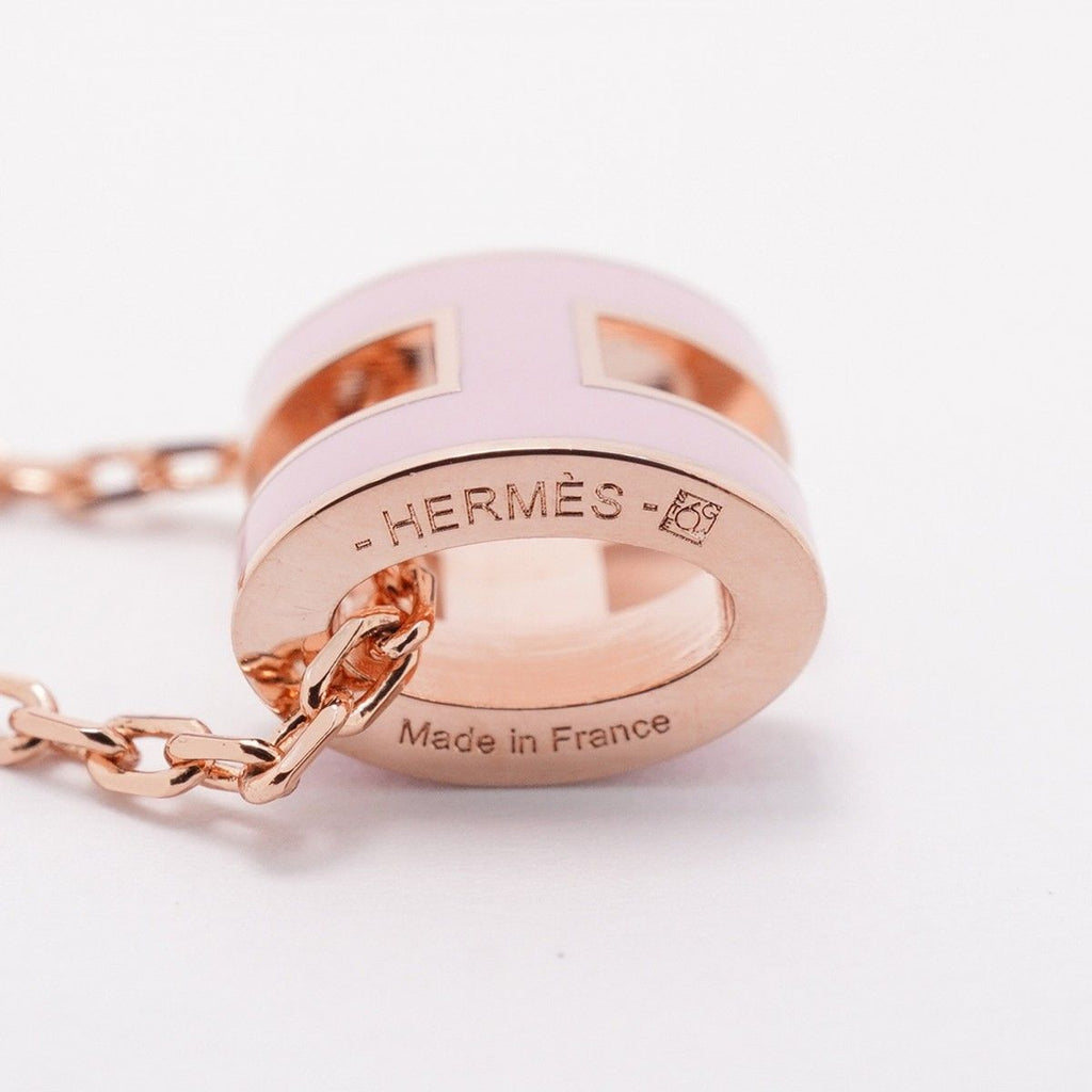 Hermes Necklace Mini Pop Gold Plated Pink — view 5