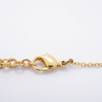 Dior Necklace CD Logo Heart Motif Gold Plated — view 4