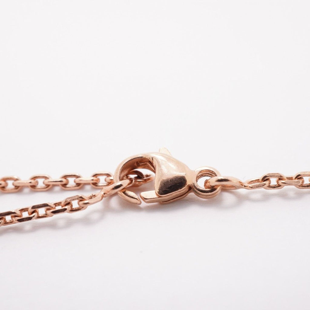 Hermes Necklace Irene Gold Plated Ivory Pink — view 4