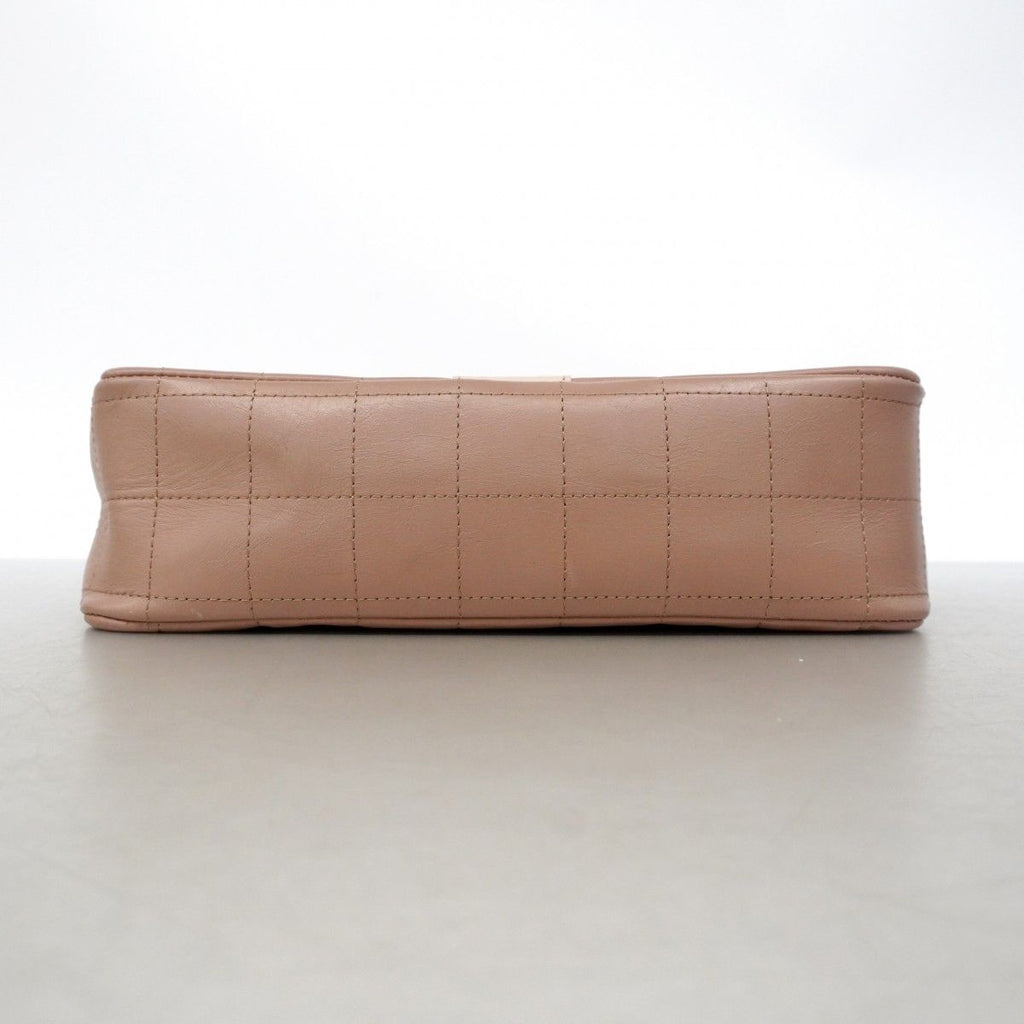 Chanel Shoulder Bag Girl Lambskin Pink Beige Gold — view 3