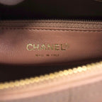 Chanel Shoulder Bag Girl Lambskin Pink Beige Gold — view 5