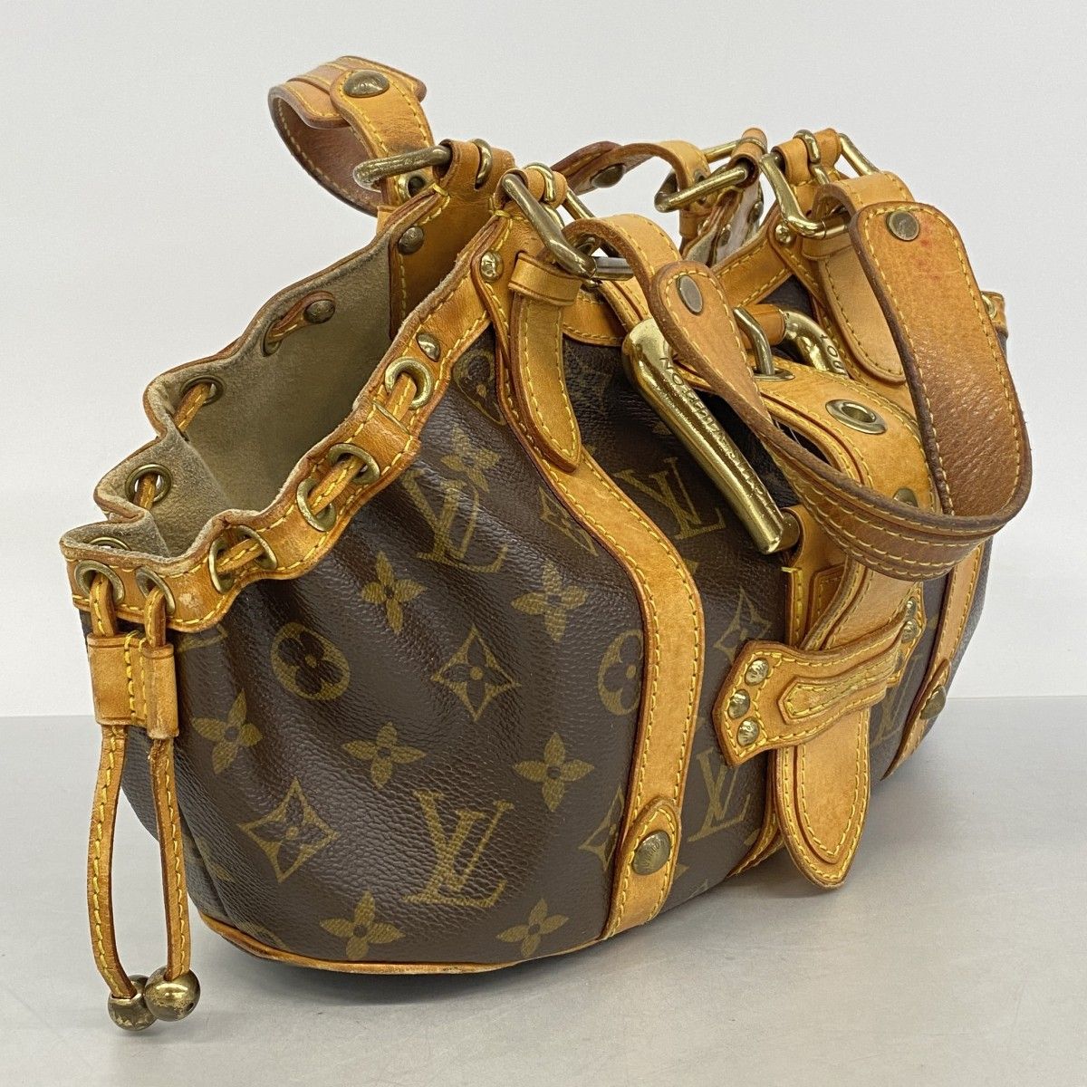 Louis Vuitton Handbag Monogram Teda PM Brown — view 2