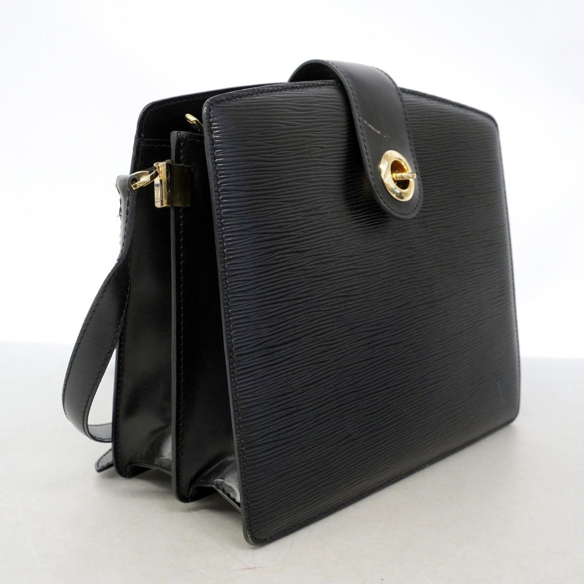 Louis Vuitton Shoulder Bag Epi Capuchin Noir — view 2