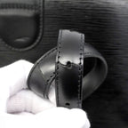 Louis Vuitton Shoulder Bag Epi Capuchin Noir — view 7