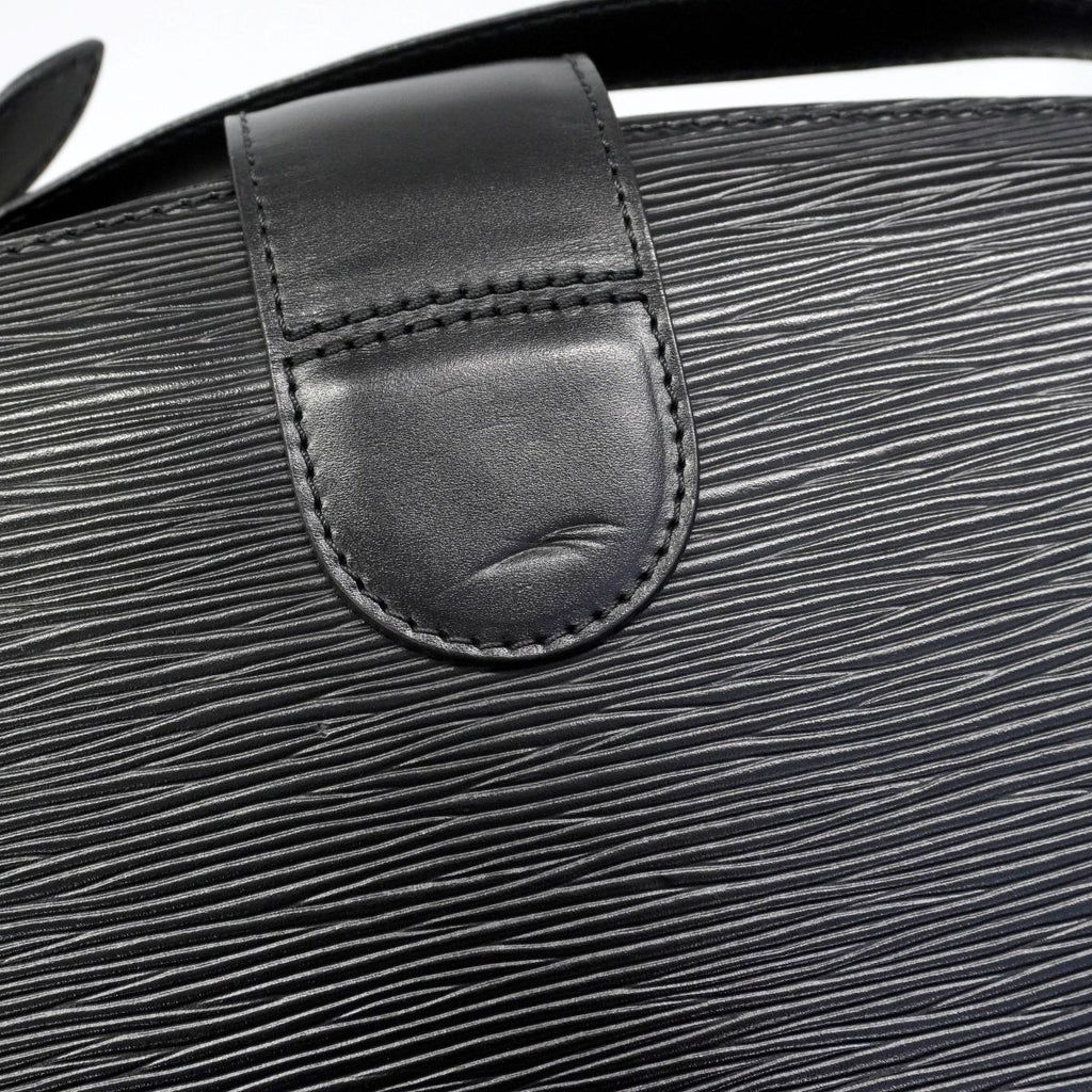 Louis Vuitton Shoulder Bag Epi Capuchin Noir — view 8