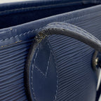 Louis Vuitton Tote Epi Neverfull MM Andigo Blue — view 7
