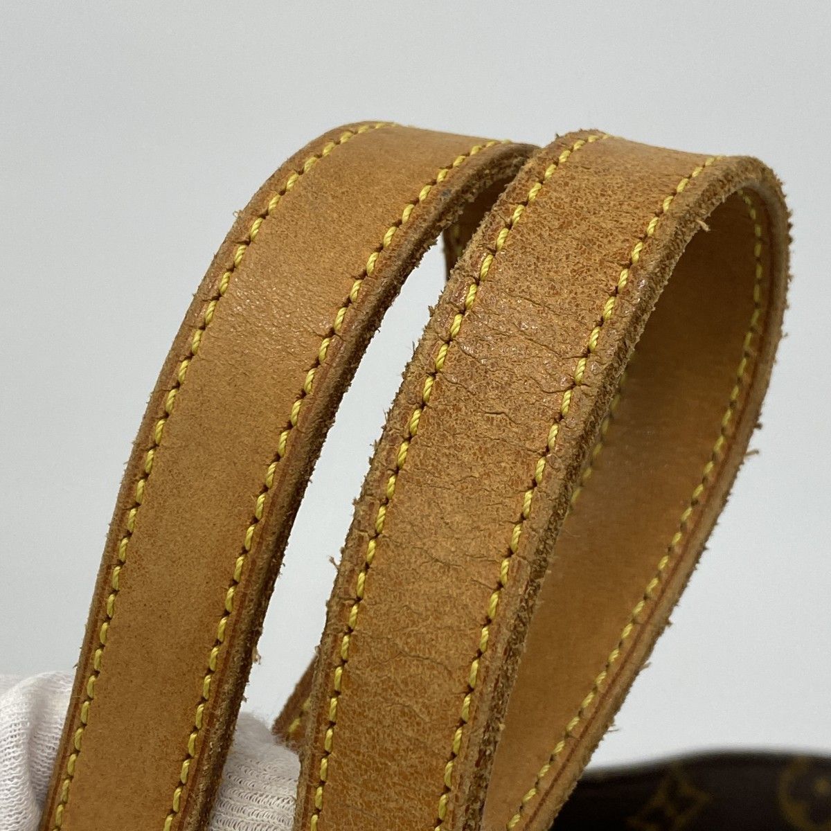 Louis Vuitton Shoulder Bag Monogram Sac Shopping Brown — view 8