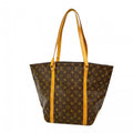 Louis Vuitton Shoulder Bag Monogram Sac Shopping Brown