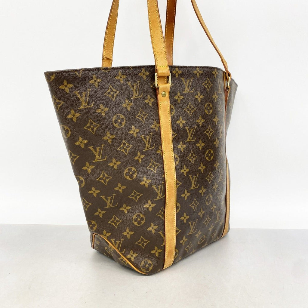 Louis Vuitton Shoulder Bag Monogram Sac Shopping Brown — view 2