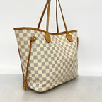 Louis Vuitton Tote Damier Azur Neverfull MM White — view 2