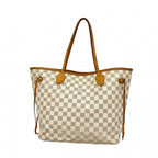Louis Vuitton Tote Damier Azur Neverfull MM White