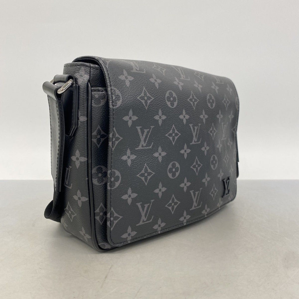 Louis Vuitton Shoulder Bag Monogram Eclipse District Black — view 2