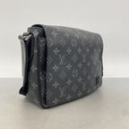 Louis Vuitton Shoulder Bag Monogram Eclipse District Black — view 2