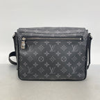 Louis Vuitton Shoulder Bag Monogram Eclipse District Black — view 8